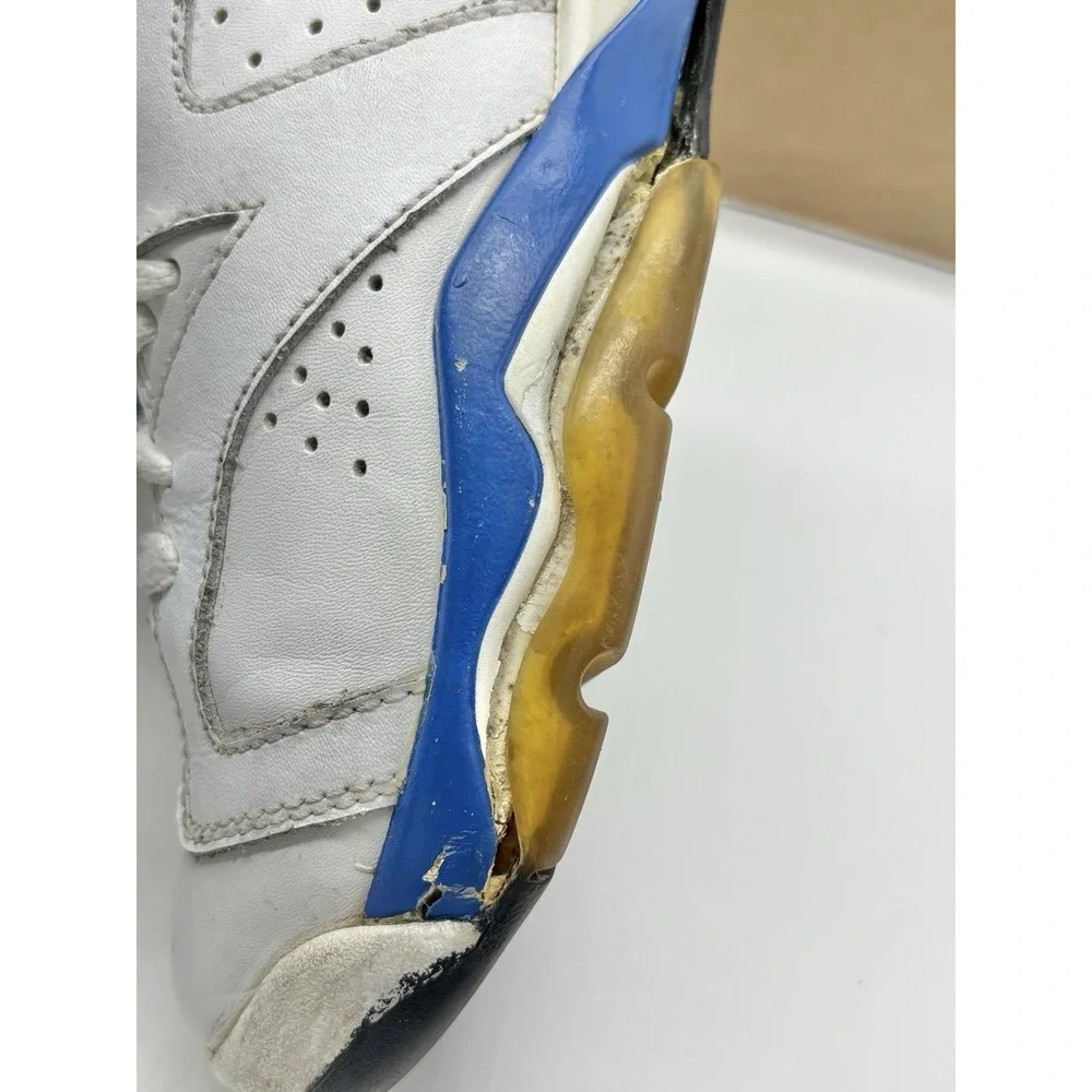 Nike Air Jordan Retro 6 BG GS Sport‎ Blue 384665 107 For Restoration Only